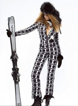 Лыжи для модниц от Chanel (ФОТО)
