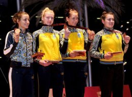 Украинские фехтовальщицы завоевали бронзу на Кубке мира