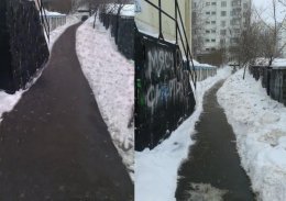 В Москве техника до того дошла, что снег фотошопом убирают (ФОТО)