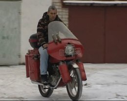 «Кулибин» из Смелы изобрел пожарный мотоцикл (ВИДЕО)