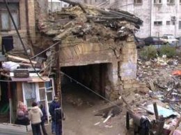 В Одессе рухнуло здание больницы (ВИДЕО)