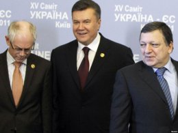 Встреча Виктора Януковича с главами ЕС затянулась