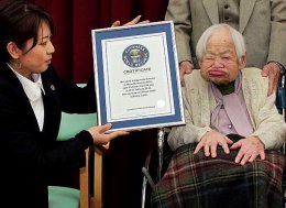 Японка Мисао Окава отметила свое 115-летие