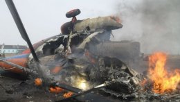 В Чечне разбился российский вертолет Ми-8