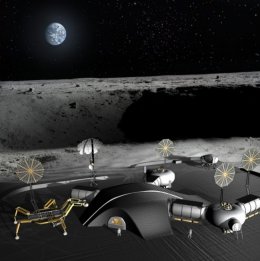 Строительство станции на Луне заинтересовало космические агентства (ФОТО)