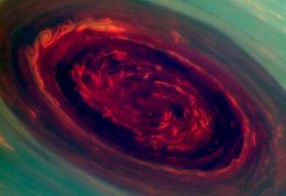 Мощнейший ураган на Сатурне (ВИДЕО)