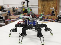 Гексадрон — новый вид летающих и ходящих роботов (ВИДЕО)