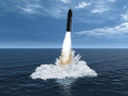 Запущенная с французской подводной лодки ракета взорвалась вскоре после пуска