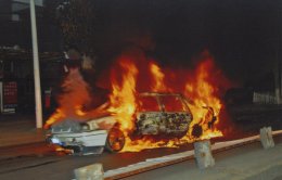 Ночью в Киеве сгорели шесть автомобилей