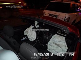 Ведущая утренней передачи Алена Мусиенко попала в аварию на своем кабриолете (ФОТО)