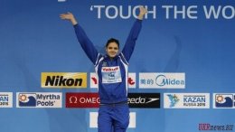 Украинская пловчиха выиграла "золото" в Барселоне