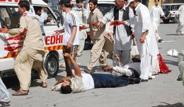 В Пакистане произошла серия мощных взрывов