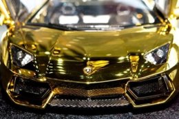 Золотой Lamborghini претендует на 4 номинации в Книге рекордов Гиннесса (ФОТО)