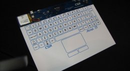 Специалисты разработали тончайшую клавиатуру для компьютера (ФОТО)