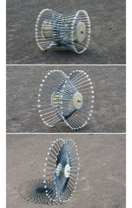 Студент создал колесо-трансформер, которое подстраивается под любой тип дороги (ФОТО)