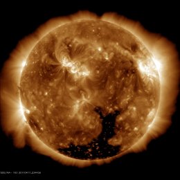 Ученые выяснили, чем объясняется разность температур на Солнце