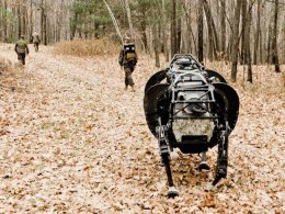 Военный робот на четырех ногах (ВИДЕО)