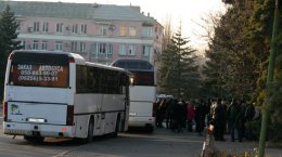 Автобусы с львовскими студентами направляются в Киев на Евромайдан