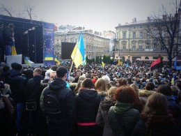 Участники Еврмайдана во Львове сегодня проведут митинг
