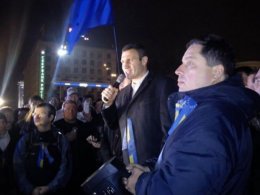 Кличко от имени оппозиции выдвинул ультиматум Януковичу (ВИДЕО)