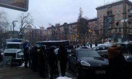 Посты ГАИ заблокировали проезд к Майдану Независимости