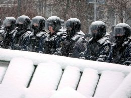 Киев в осаде черных шлемов (ВИДЕО)