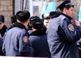 В Киеве собралось рекордное число милиционеров