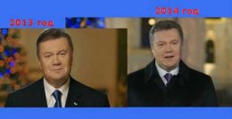 Почему Янукович плохо выглядел по время Новогоднего поздравления