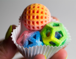 С помощью 3D-принтера можно напечатать сладости необычной формы