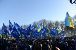 Митинг в Харькове: "Бюджет майданом не наполнишь!"