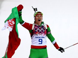 Сочи 2014. Белорусская биатлонистка выиграла второе золото Олимпиады