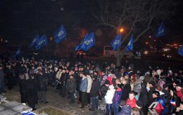 Участники "Антимайдана" в Николаеве объяснили цель своего митинга (ВИДЕО)