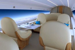 Сверхзвуковой самолет с окнами-дисплеями (ФОТО)