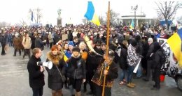 Марш против агрессии РФ в Одессе (ВИДЕО)