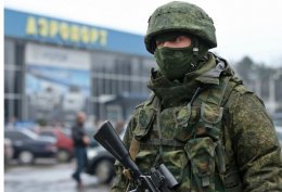На выезде из Крыма украинские военные установили блок-пост (ВИДЕО)