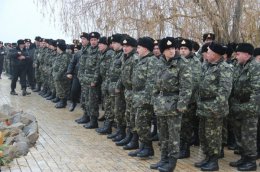 Отряд морской пехоты Керчи обыграли в футбольном матче российских военных