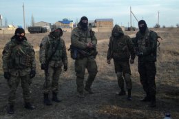 Представители Генштаба ВС Украины посетили блокпост на Арабатской стрелке (ВИДЕО)
