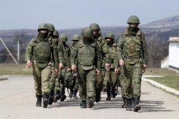 В Симферополе российские военные арестовали украинских офицеров (ВИДЕО)