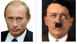 Путина сравнили с Гитлером (ВИДЕО)