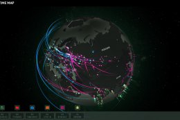 В Рунете появилась интерактивная карта, посвященная киберугрозам во всем мире