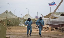 Вблизи пункта пропуска Чонгар российские войска продолжают наращивать свое присутствие