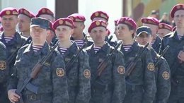 Первый батальон Нацгвардии принял присягу на верность народу Украины (ВИДЕО)