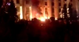 Харьковская милиция пошла в наступление из-за пожара в ОГА