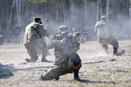 Нацгвардия заступает на боевое дежурство в район Изюм-Славянск