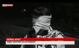 Сепаратисты захватили в плен активистку Евромайдана (ВИДЕО)