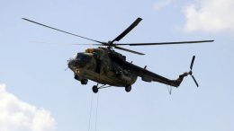 Под Краматорском обстреляли украинский военный вертолет
