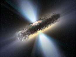Две сверхмассивные черные дыры разорвали звезду