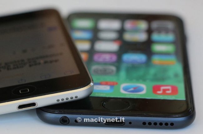 Макет iPhone 6 сравнили с iPod touch (ФОТО+ВИДЕО)
