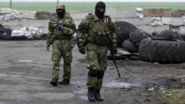 В Донецке появляются новые блокпосты (ВИДЕО)
