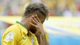 Неймар заплакал во время исполнения гимна Бразилии. ЧМ-2014 (ВИДЕО)